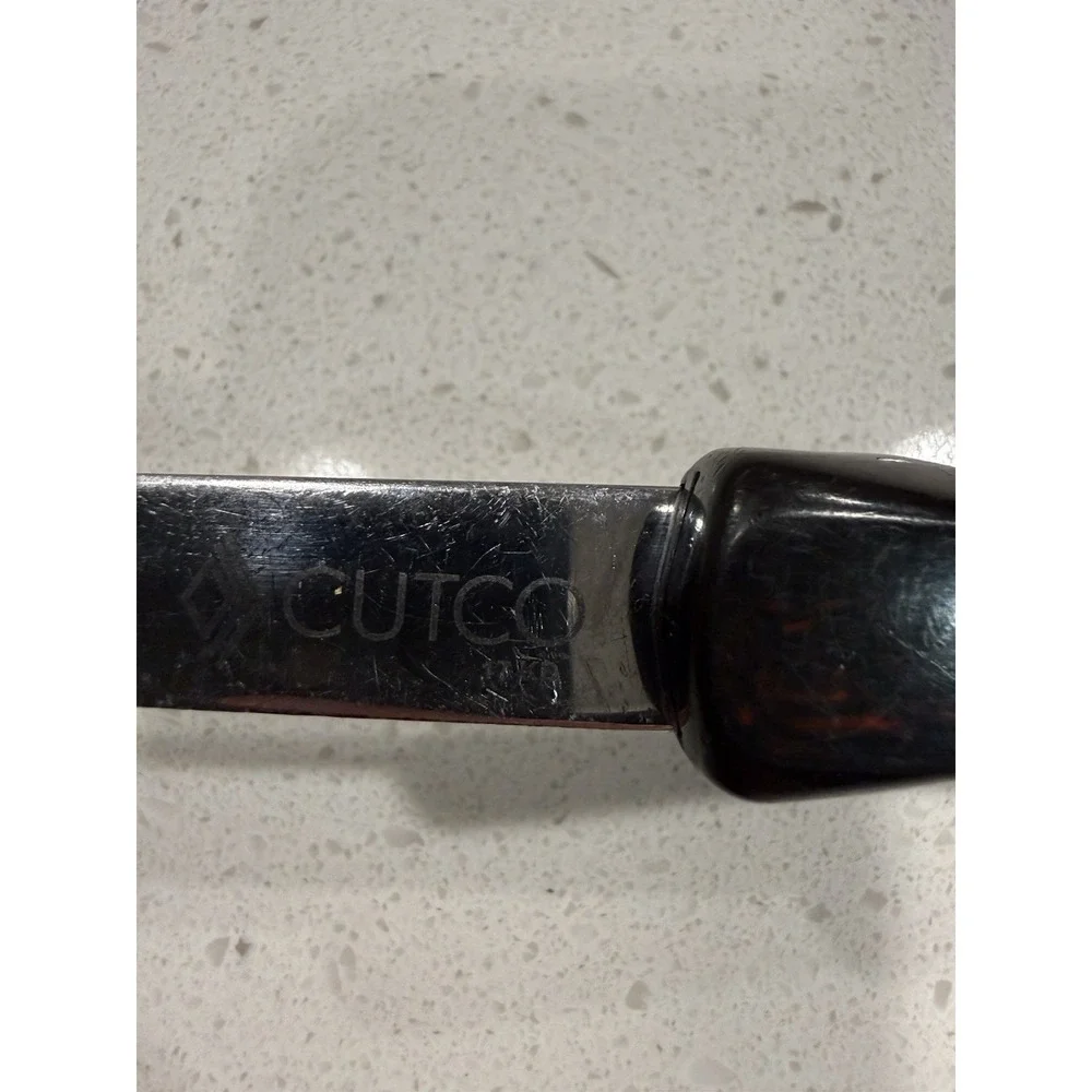 Cutco 17kd Serving Spoon & Ladle Dark Brown